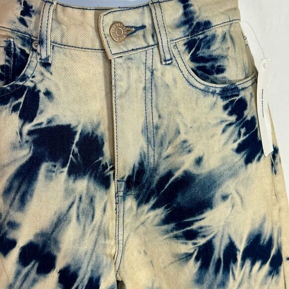 Urban Outfitters Bleach Tie Dye BDG High & Wide Jeans NWT Size 26 - Picture 6 of 16